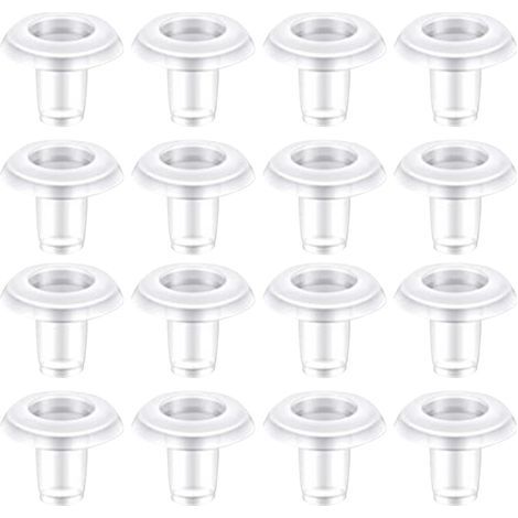Lot de 50 Pièces Accessoires pour Stores Vénitiens Transparents Clips de Store en Plastique Embouts de Fixation Maison Bureau Maintien du Rail Inférieur Stable (1/5)