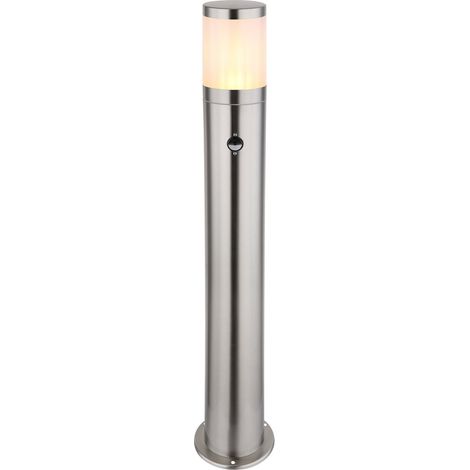 Globo XELOO Borne extérieure de 80 cm, finition argent brillant, 1 douille E27 (1/4)