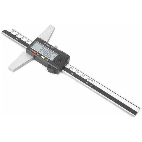 Jauge de hauteur pour le travail du bois – Outil de profondeur CNC en aluminium 0-60 mm