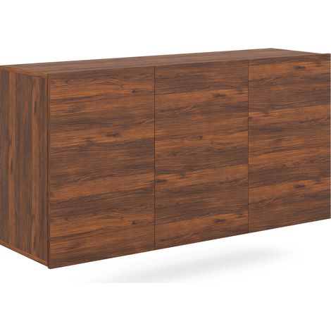 Buffet 3 ante Idao marrone scuro 35cm (1/5)