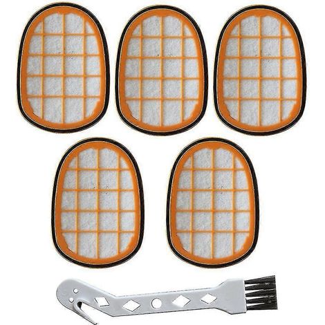 Lot de 5 filtres pour aspirateur Philips Speedpro Max FC6812/01 (1/5)