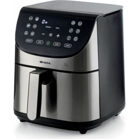 Freidora de aire Ariete 4628 Airy Fryer de metal, 7 l, 1800 W, cesta antiadherente multifunción con rejilla de acero (1/3)
