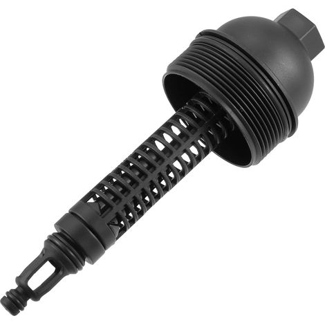 Moteur Huile Filtre Logement Capuchon Pour 335d E90 09-11 Noir, Plastique, Taille 24.5x8.4cm (HxD), OE 11427789323, Pour X5 3.0L L6 Diesel 2006-2013, Remplacement Direct, 1PC (1/5)