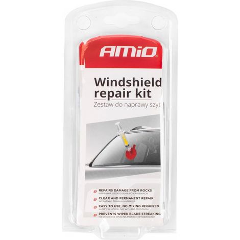 amio-02832 Kit de réparation de pare-brise DIY