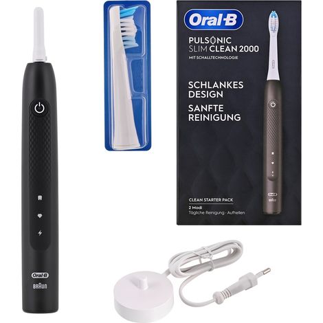 Oral-B Pulsonic Slim Clean 2000 Black 396208 Brosse à dents électrique noir