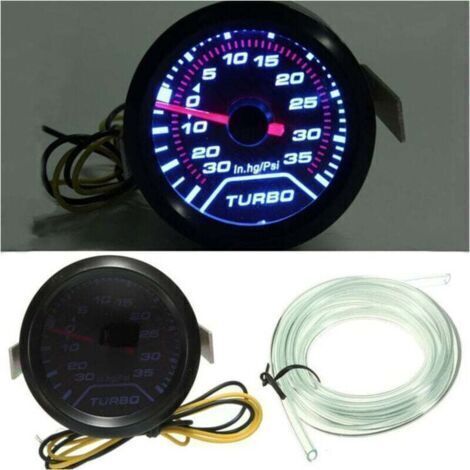 Compteur pression suralimentation Turbo - Manomètre universel voiture - Mesure précise - Pour tuning automobile - Passionnés de voitures (1/4)