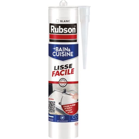 Rubson Mastic Sanitario Liscio Facile Bianco Cartone 280ml - Henkel Gp