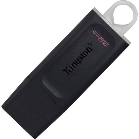 Trade Shop - PEN DRIVE KINGSTON DATATRAVELER 32GB USB KEY 3.2 FLASHDRIVE MIT ANELLO - (1/3)