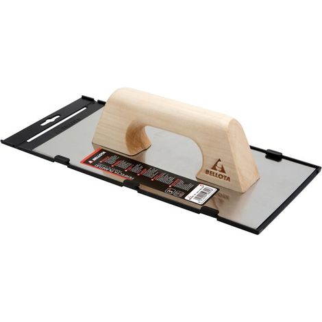 SPATOLA RETTANGOLARE INOX M LEGNO