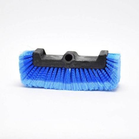 Brosse de lavage voiture avec passage d'eau - brosse tri-faces à poils souples anti-rayures - carrosserie, véranda, bateau (1/5)