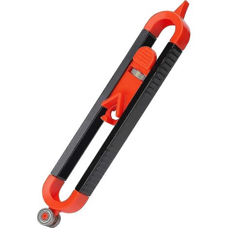 Gabarit de contour Ville Mer Ciel avec verrouillage, duplicateur de formes irrégulières précis, règle de mesure réglable pour le travail du bois, idéale pour les bricoleurs et les constructeurs. (1/5)