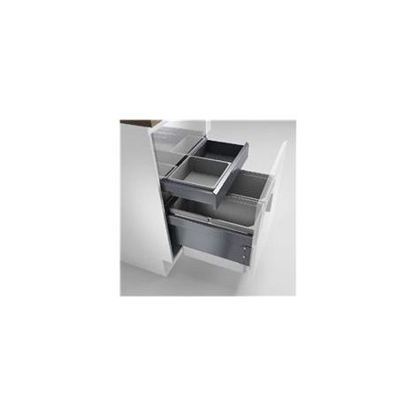 Naber Cox® Base 360 S/500-2 mit Base-Board, Abfallsammler für Frontauszüge, anthrazit (1/3)
