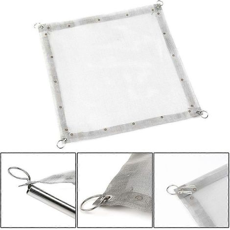 Bras de camp pliables et portables pour camping, pique-nique et barbecue. Support de feu en maille résistante, montage rapide et réutilisable.