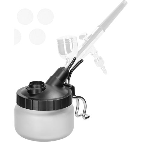 Irovami Bouteille nettoyage aérographe T62 – Solvant, récupérateur – Idéal pour peinture, maquette, DIY (1/5)