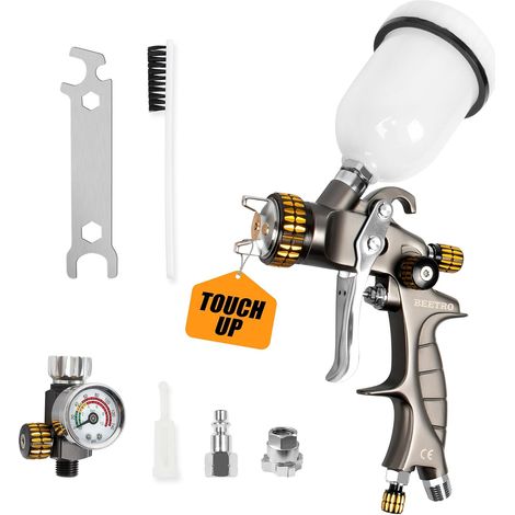 Mini HVLP Spray Gun, 1 mm Nozzle for Varnish and Touch Up (1/5)