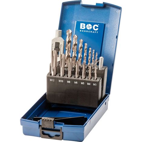 Set maschiatura craft threading tap set 16 pezzi metrico