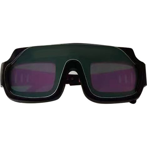 Masque de soudage à assombrissement automatique à énergie solaire, lunettes de protection pour soudeur avec verres en polycarbonate. (1/2)