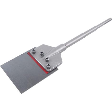 HAUTOUR SDS Max Burin grattoir de sol 63,5 cm, Burin de sol pour enlever les carreaux, l'adhésif de sol, tapis, linoléum, contreplaqué et surfaces murales (1/5)