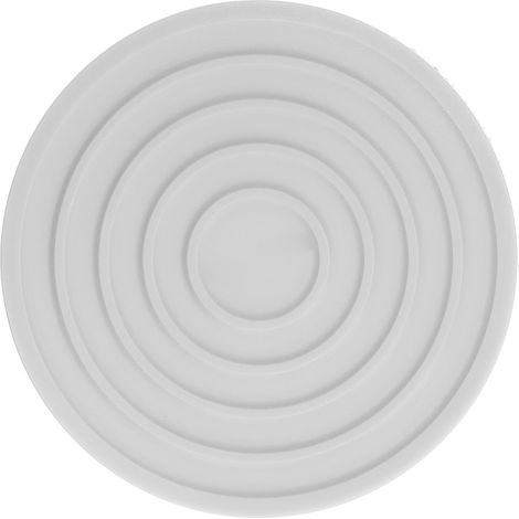 Dessous de verre en silicone résistant à la chaleur pour la cuisine - Modèle épais, gris, pour restaurants et maison (1/5)