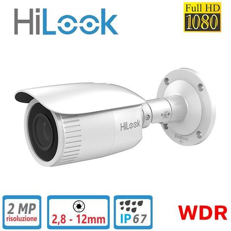 2.8-12MM IP 2MP BULLET METAL&PLASTIC H.265+, IR 30M , IP67