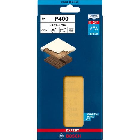 Bosch Accessories EXPERT C470 2608900859 Schwingschleifpapier gelocht Körnung (num) 400 (L x B) 230