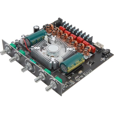 XY S350H 220Wx2 350W 2.1-Kanal Bluetooth-Leistungsverstärkerplatine, unterstützt benutzerdefinierte Bluetooth-Namen, Audioverstärkermodul für 18V-38V DC Bluetooth-Lautsprecher (1/5)