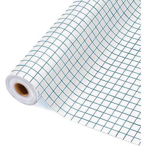 Transfer Tape - Raster - 30,5 cm x 5 m - 1 cm Grid - Pour Vinyl Auto-Adhésif - 1 Pièce (1/5)