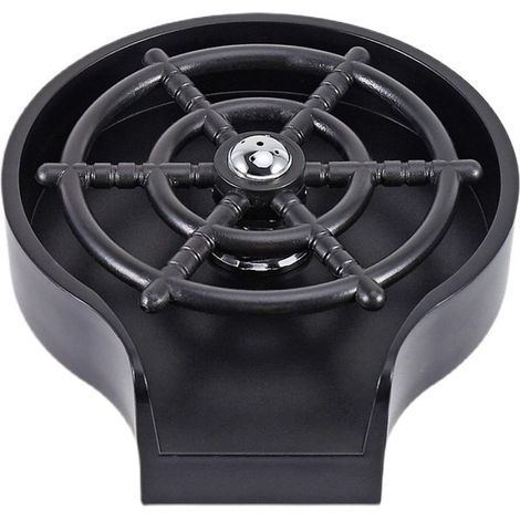 Rince Verre Evier, Rinage à Expresso Accessoires pour éviers de Cuisine avec Jet Latéral, D'évier Rince-Verre Pour L'usage de Café de Barre de Maison(Noir) (1/5)