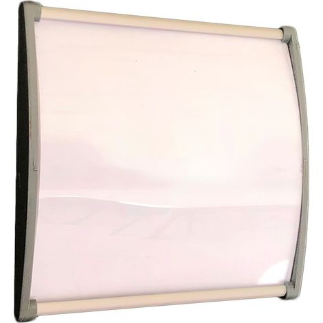 Plaque de Porte Aluminium avec Porte-Étiquette et Embouts Clipsables 105x50mm Anodisé Argent - Fixation Adhésive Pré-Installée - Bureau, Entreprise HOMEWELL