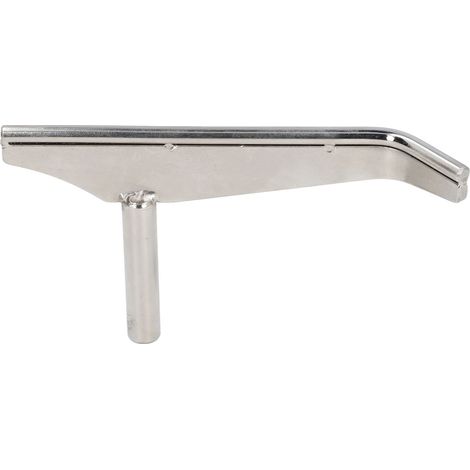 Repose-outil de tour en J, courbe droite, tournage du bois, pièces de forme spéciale, accessoires en acier allié, poteau de 16mm de diamètre 5/8 pouces