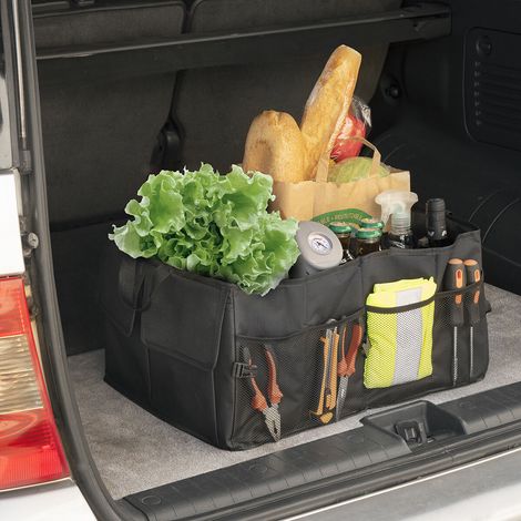 Organizador de Cofre - Carry InnovaGoods - Plegable - 3 Compartimentos - Negro - Transporte Fácil (1/5)
