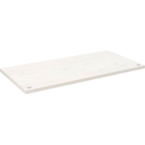 Maison Exclusive - Tablero de escritorio madera maciza pino blanc