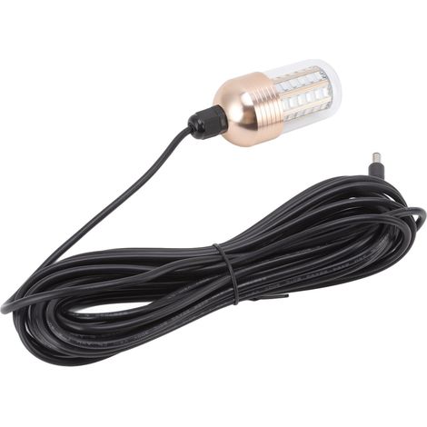 Lampe de pêche LED ultra-lumineuse, 60 LED, 3000 lm, 30 W, étanche IP68, pour la pêche sous-marine de nuit, 12-60 V, lumière verte (1/5)