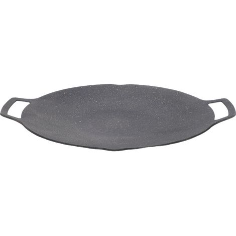 Poêle à barbecue ronde à revêtement antiadhésif, plaque chauffante à Induction pour Camping en plein air, fête de pique-nique (1/5)