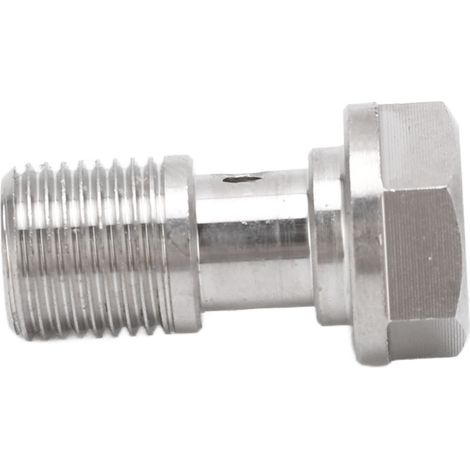 Bride Banjo M10x1.5 avec Restricteur 1.5mm Inox pour Conduites de Frein, Embrayage et Alimentation Turbo (1/5)