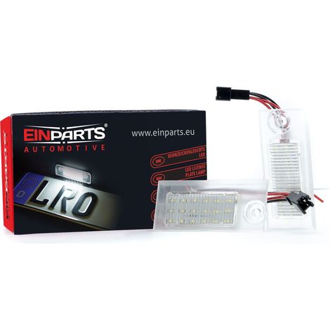Luces LED para matrícula, 6000 K, blanco frío, 12 V, CANBUS, para Audi A6 C5 (1994-2003) (1/4)