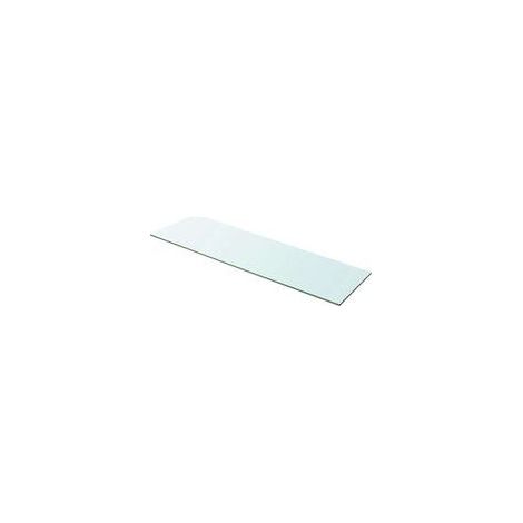 Glas Transparent 100x30 cm-Chrom (1/3)