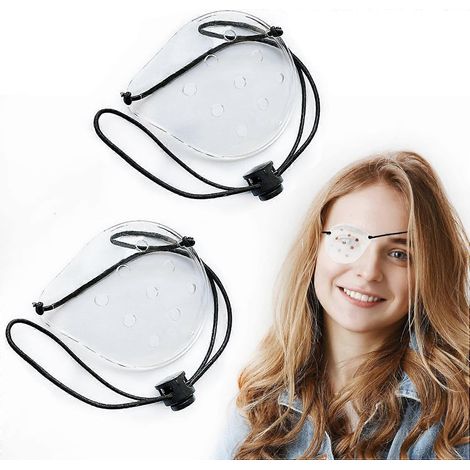 Protection oculaire - Cache-œil en plastique pour la protection des yeux (2 pièces) (1/5)
