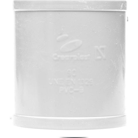 Manguito Hembra Hembra Blanco PVC Evacuación Crearplast  Medidas  Accesorios Fontanería: 40mm