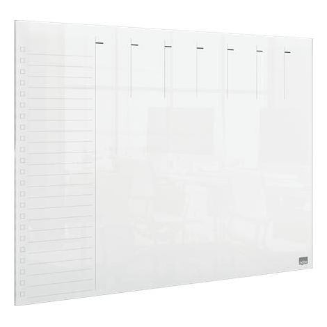 Nobo Tabella settimanale A3 trasparente bianca 297 x 420 mm (1/4)
