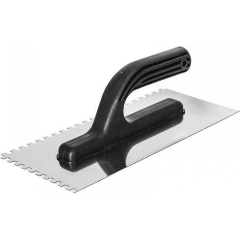 Spatola dentata Dedra 15b051 acciaio inox 270 mm 4x4 mm