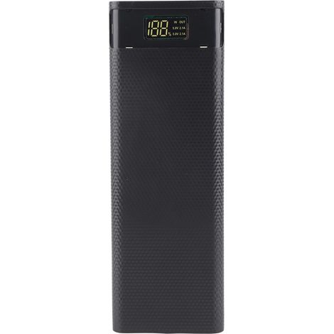 Contenitore per power bank fai-da-te 10×18650 S10 Toivize – Uscita 5V/2A, senza saldature – Guscio in ABS (1/5)