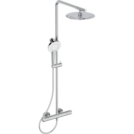 Ideal Standard CeraTherm - Set doccia termostatico, diametro 25 cm, 3 getti, cromo A7704AA (1/5)