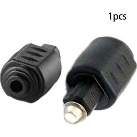 Adaptateur Audio Optique - Jack Femelle 3,5 mm vers Sortie Optique Numérique - Pour Système Home Cinéma et Amplificateur - 1 Pièce (1/3)