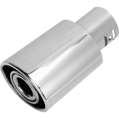 Tube d'échappement universel en acier inoxydable, embout de silencieux arrière 50mm / 2 pouces pour voiture (1/3)
