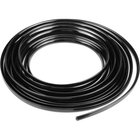 m / 19,7 ft Schwarze Türkantenleiste für Autos, Kratzschutz-Abdeckform (Schwarz)
