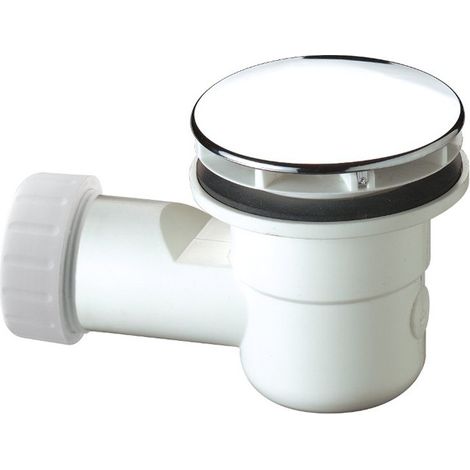Piletta sifonata diametro 60 mm per piatto doccia cromo