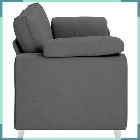 Canapé - 4105239 - Noir - Tissu - 3 places (1/5)