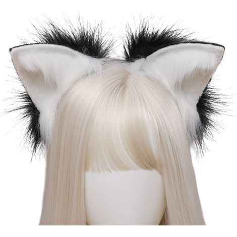 Oreilles En Fourrure Fausse - Bandeau Pour Cheveux - Costume Anime Fête Déguisée Halloween - Unisexe - 1 Pièce (1/5)