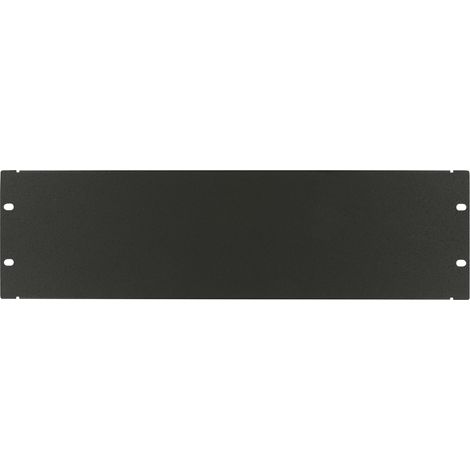 Panel ciego Lanview 3U de 19" con tornillos, color negro, RAB110BL